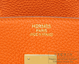 HERMES Togo BIRKIN 35 Orange 1262224