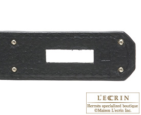 Hermes　Birkin bag 35　Black　Vache trekking leather　Silver hardware