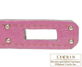 Hermes　Kelly bag 32　Fuschia pink　Chevre Coromandel　Silver hardware