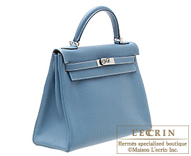 hermes kelly blue jean