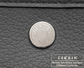 Hermes　Garden Party bag TPM　Ardoise　Negonda leather　Silver hardware