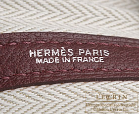 Hermes　Garden Party bag 36/PM　Prune　Negonda leather　Silver hardware