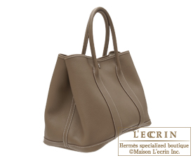 affordable bags - Hermes Garden Party bag PM Etoupe grey Negonda leather Silver ...