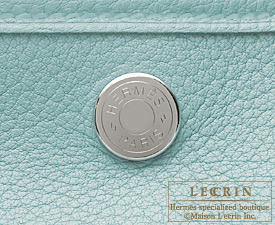 Hermes　Garden Party bag 36/PM　Ciel　Negonda leather　Silver hardware