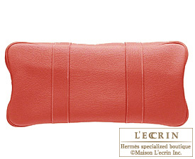 Hermes　Garden Party bag 36/PM　Rouge venitienne　Buffalo sindou leather　Silver hardware