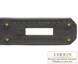 Hermes　Kelly bag 28　Chocolat　Box calf leather　Gold hardware