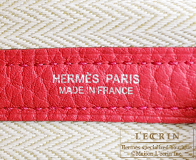Hermes　Garden Party bag TPM　Malachite　Negonda leather　Silver hardware