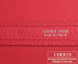 Hermes　Garden Party bag 36/PM　Bougainvillier　Toile officier with Buffalo leather　Silver hardware