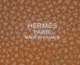 Hermes　Picotin Lock bag 18/PM　Gold　Clemence leather　Silver hardware