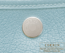 Hermes　Garden Party bag 36/PM　Ciel　Negonda leather　Silver hardware