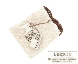 Hermes Picotin Lock bag MM Gris tourterelle Clemence leather Silver  hardware