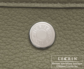 Hermes　Garden Party bag 30/TPM　Lichen　Fjord leather　Silver hardware
