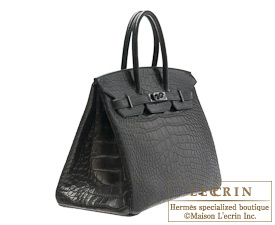 black alligator birkin bag
