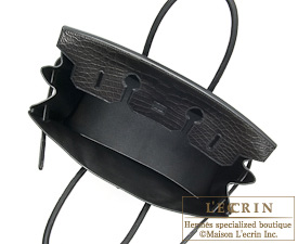 Hermes　So-black　Birkin bag 35　Black　Matt alligator crocodile skin　Black hardware