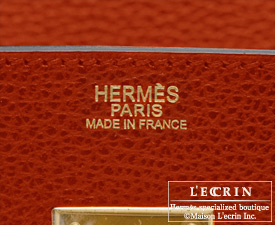 Hermes　Birkin bag 30　Rouge garance　Vache trekking leather　Silver hardware