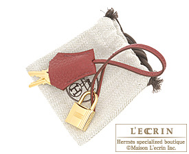 Hermes　Birkin bag 30　Rouge garance　Vache trekking leather　Silver hardware