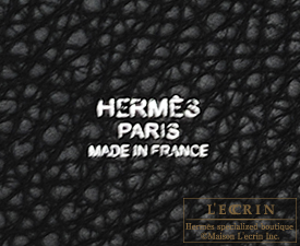 Hermes　Picotin Lock bag 22/MM　Black　Clemence leather　Silver hardware