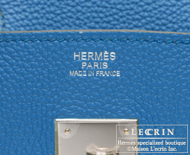 Hermes　Birkin bag 30　Mykonos　Togo leather　Silver hardware