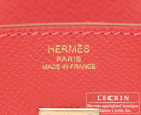 Hermes　Birkin bag 25　Bougainvillier　Epsom leather　Gold hardware