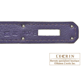 Hermes　Birkin bag 35　Iris　Togo leather　Silver hardware