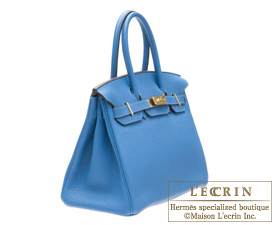 hermes birkin mykonos blue