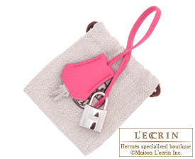 Hermes　Birkin bag 30　Rose shocking/Violet　Chevre myzore goatskin　Silver hardware