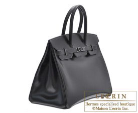 HERMÈS, SO BLACK LIMITED EDITION BIRKIN 35 IN BOX LEATHER WITH BLACK  HARDWARE, 2011, Handbags and Accessories, 2020