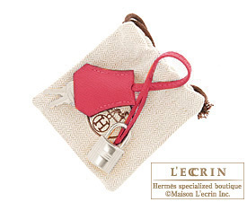 Hermes　Birkin bag 25　Ruby　Epsom leather　Silver hardware