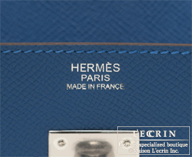 Hermes　Birkin bag 30　Blue de malte　Epsom leather　Silver hardware