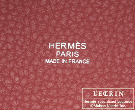 Hermes　Picotin Lock bag 18/PM　Rose wood/Bois de rose　Clemence leather　Silver hardware
