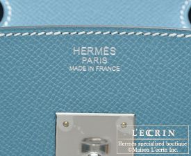 Hermes Epsom Birkin 30 Blue Jean 2009 – STYLISHTOP