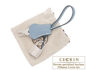 Hermes　Birkin bag 30　Blue jean　Epsom leather　Silver hardware