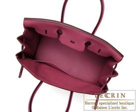 Hermes　Birkin bag 35　Ruby/Dark red　Togo leather　Gold hardware