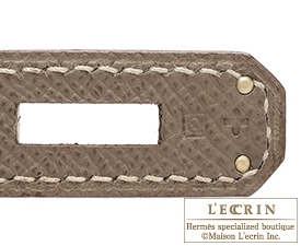 Hermes　Candy　Birkin bag 35　Etain/Etain grey　Epsom leather　Silver hardware