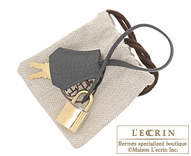 Hermes　Birkin bag 30　Graphite　Clemence leather　Gold hardware