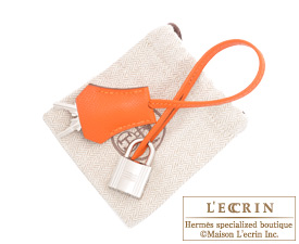 Hermes　Birkin bag 30　Feu　Epsom leather　Silver hardware