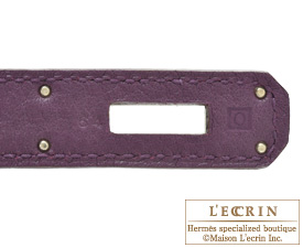 Hermes　Birkin bag 35　Cassis　Fjord leather　Silver hardware