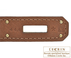 Hermes　Birkin bag 30　Marron d'Inde　Fjord leather　Gold hardware