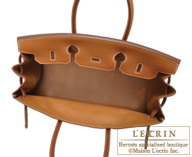 Hermes　Birkin bag 35　Gold　Clemence leather　Gold hardware