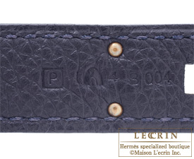 Hermes　Birkin bag 30　Blue indigo　Togo leather　Gold hardware