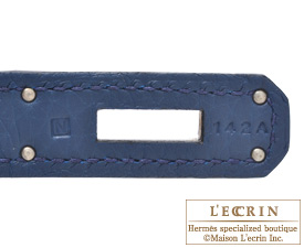 Hermes　Birkin bag 35　Blue de malte/Dark blue　Togo leather　Silver hardware