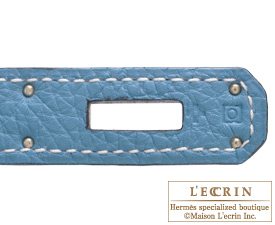 Hermes　Birkin bag 35　Blue de malte/Blue jean　Togo leather　Silver  hardware