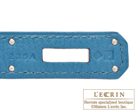 Hermes　Birkin bag 35　Cobalt Blue　Togo leather　Silver hardware