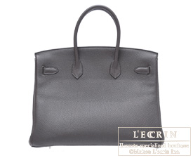 Hermes　Birkin bag 35　Graphite　Togo leather　Silver hardware