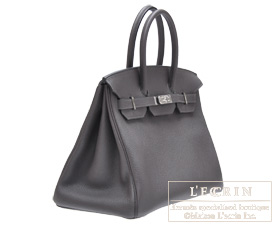 Hermes　Birkin bag 35　Graphite　Togo leather　Silver hardware