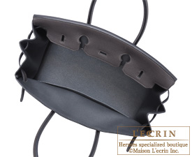 Hermes　Birkin bag 35　Graphite　Togo leather　Silver hardware