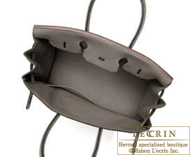 Hermes　Birkin bag 35　Etain/Etain grey　Togo leather　Gold hardware