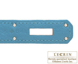 Hermes　Kelly bag 28　Lime/Turquoise blue　Chevre myzore goatskin　Silver hardware