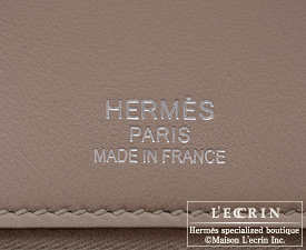 Hermes Birkin 30 cm Handbag in Argile and Etoupe Swift Leather and