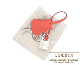 Hermes　Birkin bag 25　Geranium　Togo leather　Silver hardware